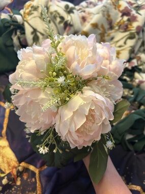 Soft Pink Peony Bouquet - Home Accents